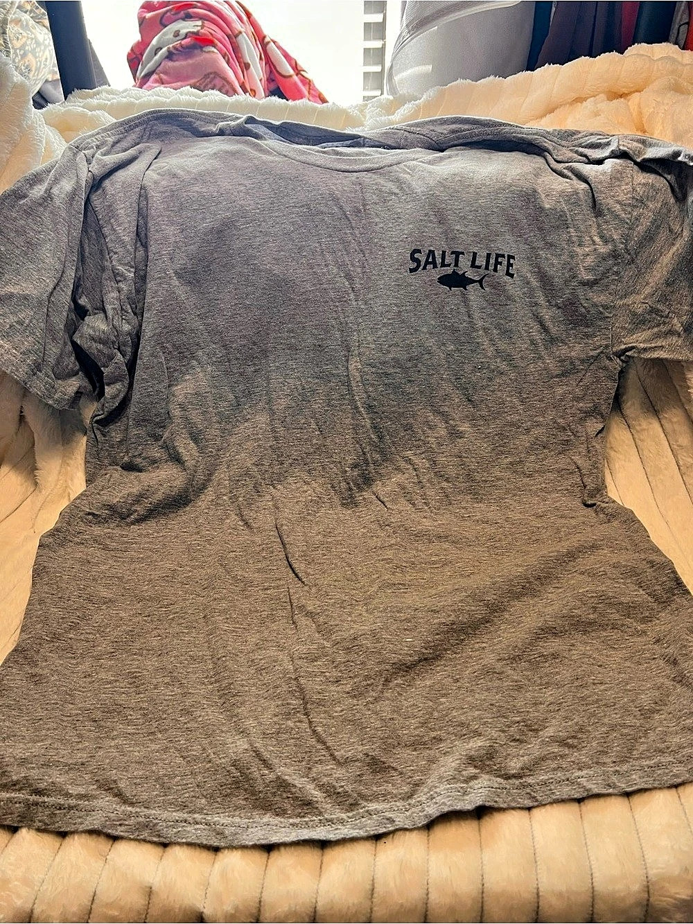 Salt Life Fish Surf Dive Since 2003 Graphic Tee Gray XL